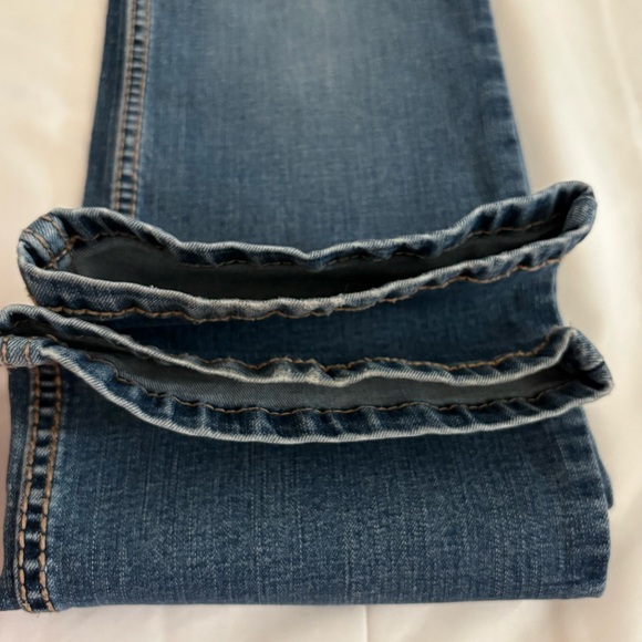 Wranglers Women W26 Bootcut Custom Rhinestone Pocket Stretch Western Jeans Y2K - Picture 12 of 16